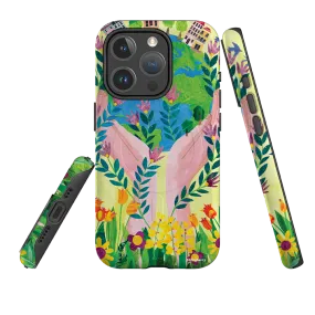 Durable Finish Layer iPhone MagSafe Tough Case - Earth Day By Tracey English