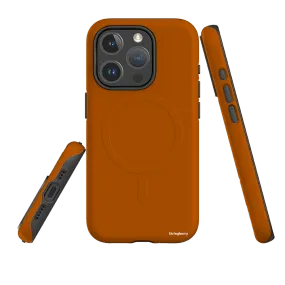 iPhone MagSafe Tough Case -  Edinburgh Brown Modern Grip Design