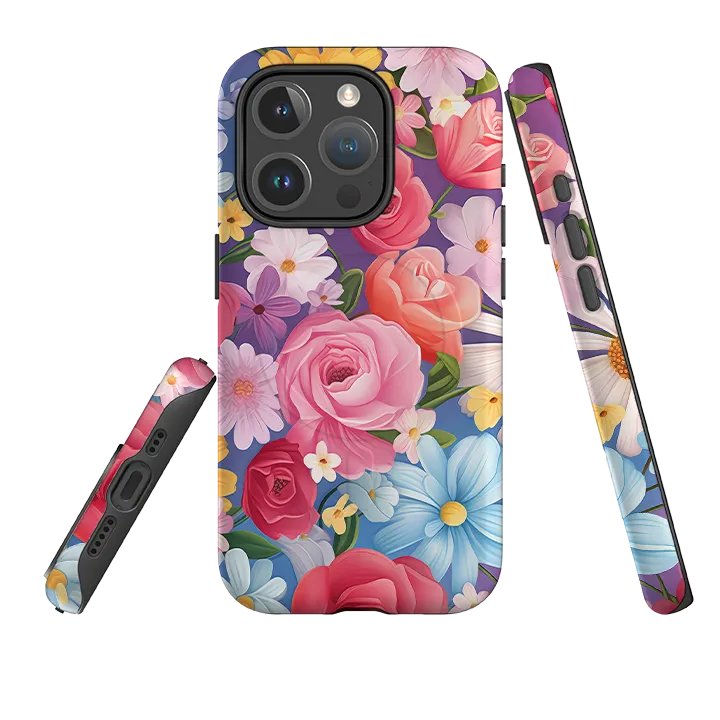 Protective Pattern Texture iPhone MagSafe Tough Case -  Esher Floral II