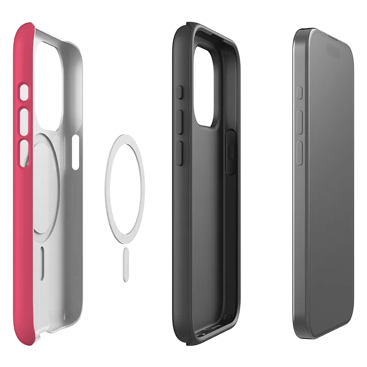 iPhone MagSafe Tough Case - First Class Peach Vivid Surface Comfort Detail