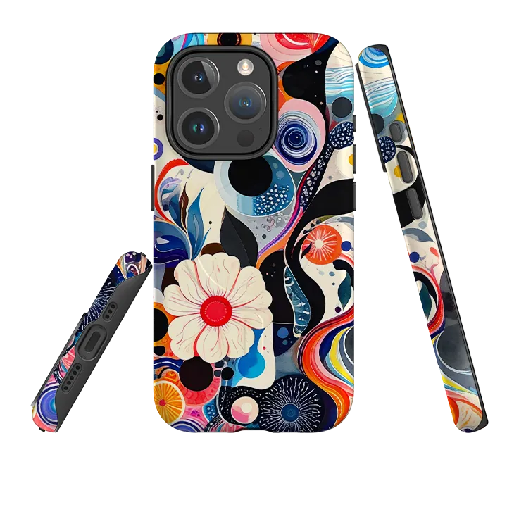 iPhone MagSafe Tough Case - Floral Marble Stylish grip Protective Quality