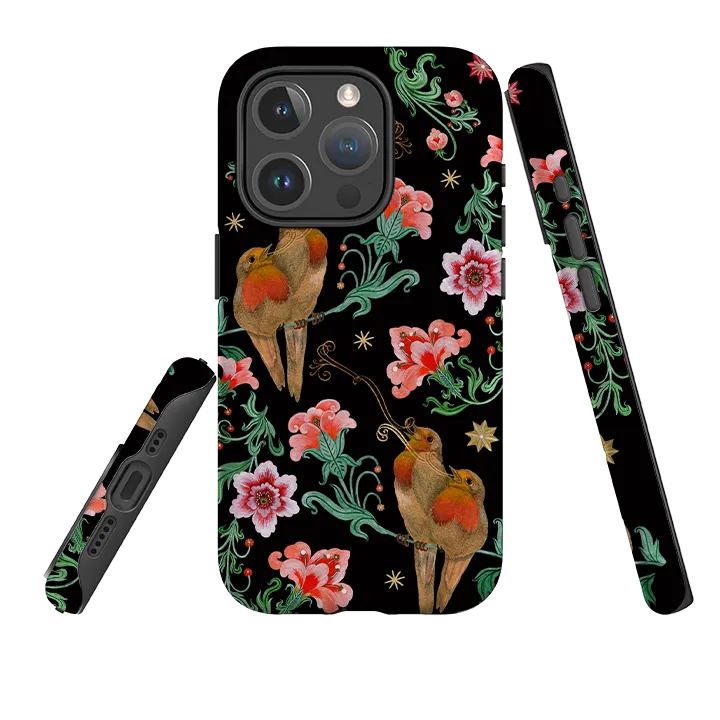 iPhone MagSafe Tough Case - Four Calling Birds By Maria Matos Comfort Style Polished Finish