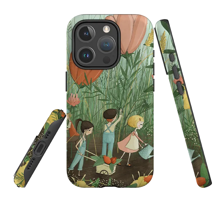 iPhone MagSafe Tough Case - Garden Day By Maja Lindberg Screen Bumper