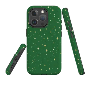 iPhone MagSafe Tough Case -  Green Cosmos Compact Fit Anti Shock Layer