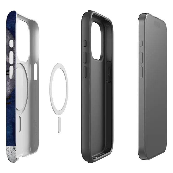 Grip Finish Strong Outline iPhone MagSafe Tough Case - Halloween Moon By Tracey English