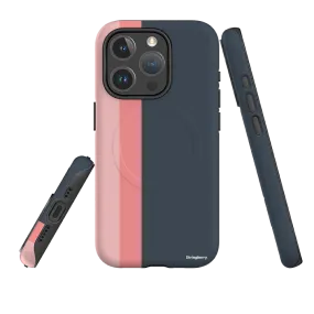 Vivid Gradient Matte Shield iPhone MagSafe Tough Case - Hamburg Chroma Stripe