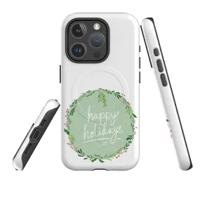 iPhone MagSafe Tough Case -  Happy Holidays By Katherine Quinn Protective Design Layer