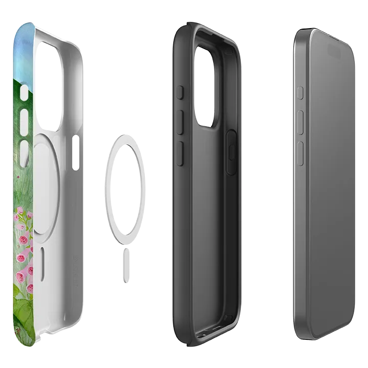 iPhone MagSafe Tough Case - Hares and Swallows By Bex Parkin Rugged Design