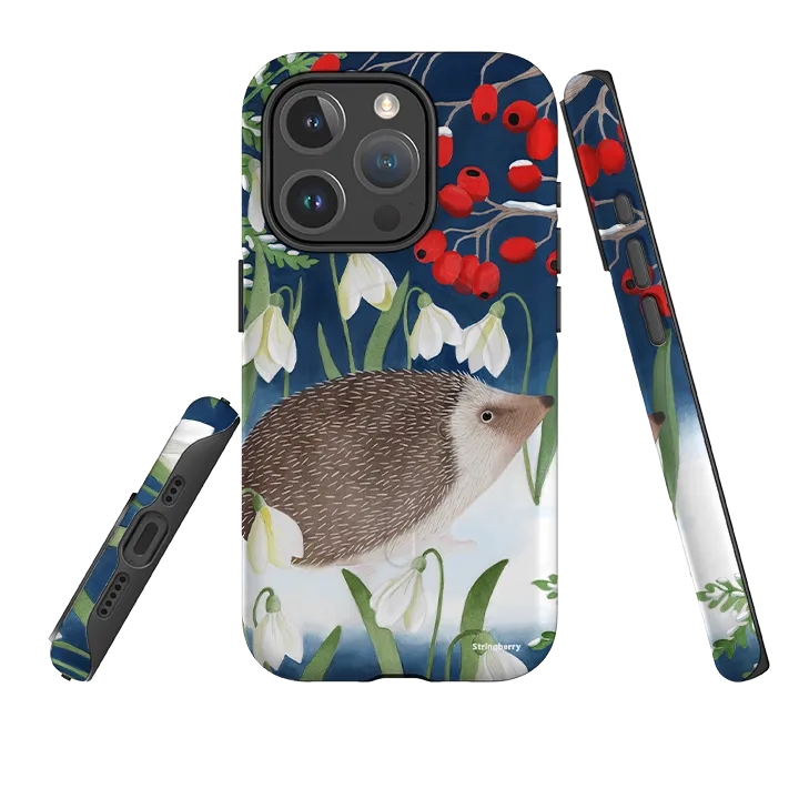 Color Finish iPhone MagSafe Tough Case - Hedgehog By Bex Parkin