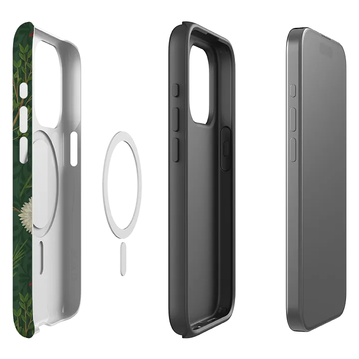 iPhone MagSafe Tough Case - Holiday Foliage By Abby Jacobs Smooth Finish Touch