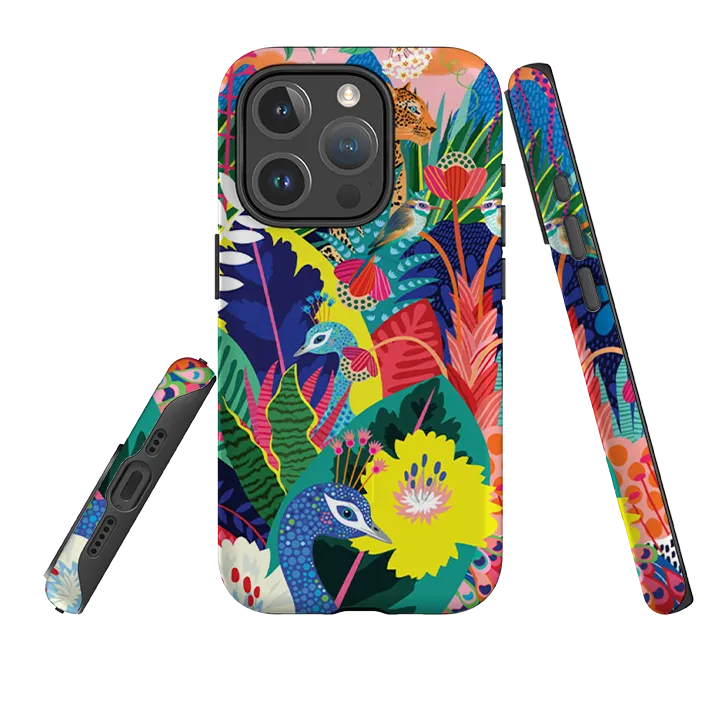 iPhone MagSafe Tough Case -  Jungle By Mia Underwood Shock Surface Layer