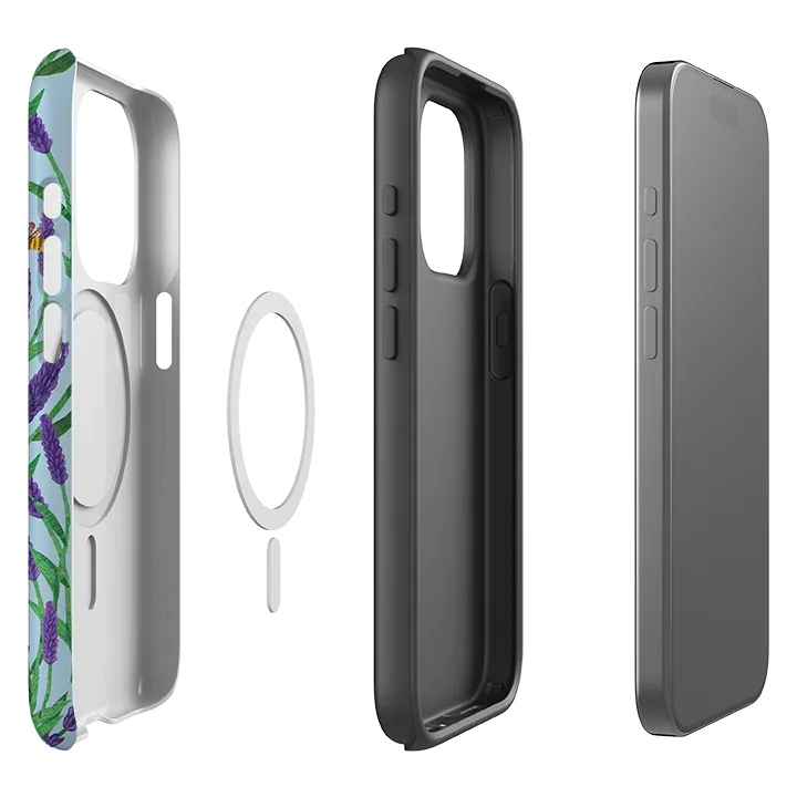 iPhone MagSafe Tough Case - Lavender By Tracey English Durable Form