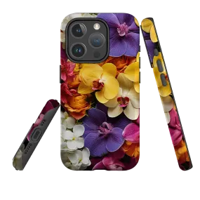 iPhone MagSafe Tough Case -  Lewes Floral III Gift Choice Metal Texture