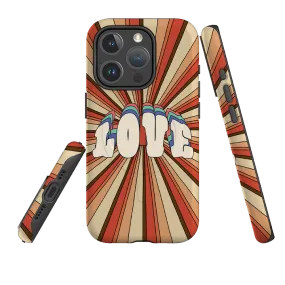 Protective Quality Durable Pattern iPhone MagSafe Tough Case - Love 1A