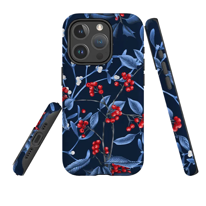 Hybrid Touch Hybrid Finish iPhone MagSafe Tough Case -  Magical Xmas Blue