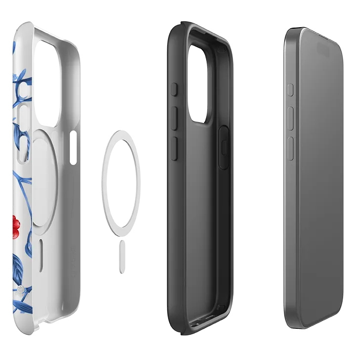 Smooth Coating iPhone MagSafe Tough Case -  Magical Xmas White