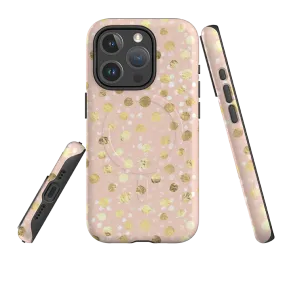 iPhone MagSafe Tough Case -  Marble Dots II (case does not glitter) Compact Shell