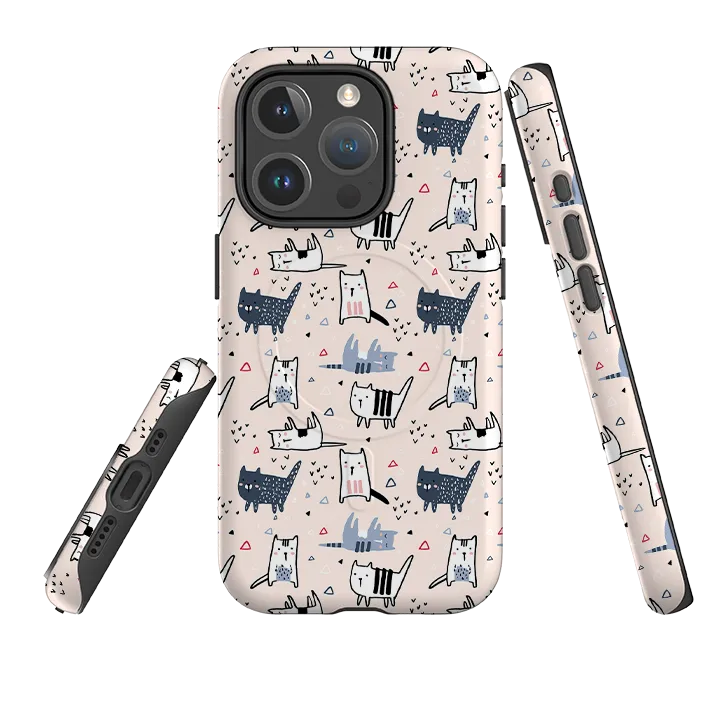 Smooth Finish iPhone MagSafe Tough Case - Meowise