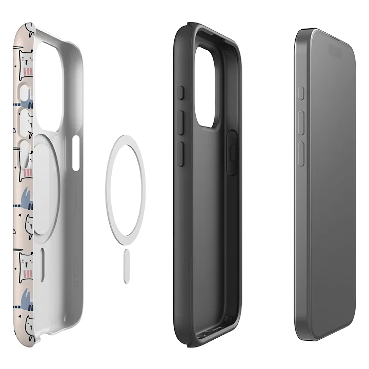 iPhone MagSafe Tough Case - Meowise Compact Look