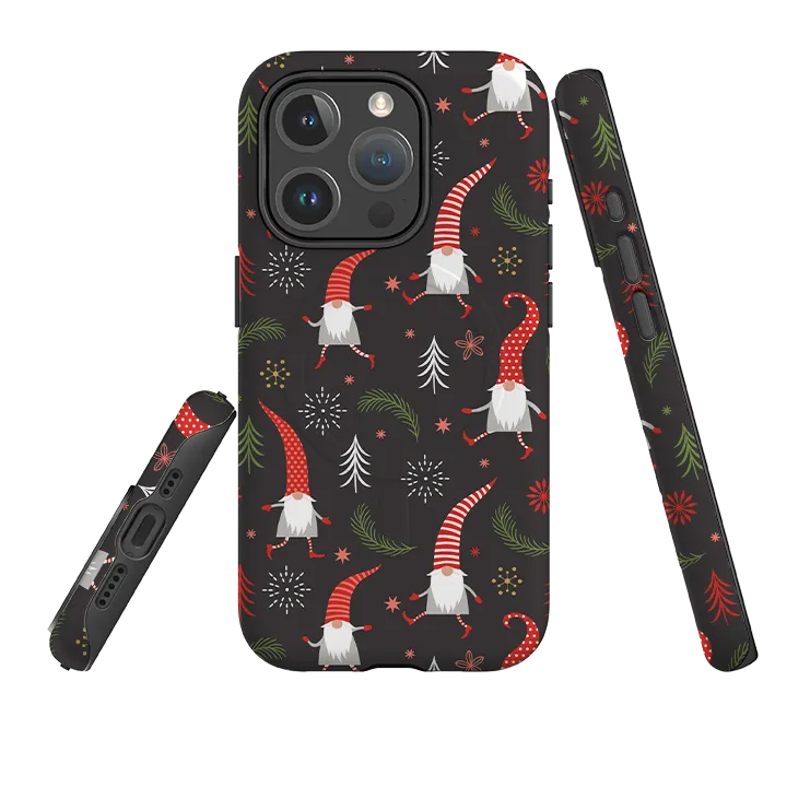 Soft Feel iPhone MagSafe Tough Case - Merry Xmas Pattern
