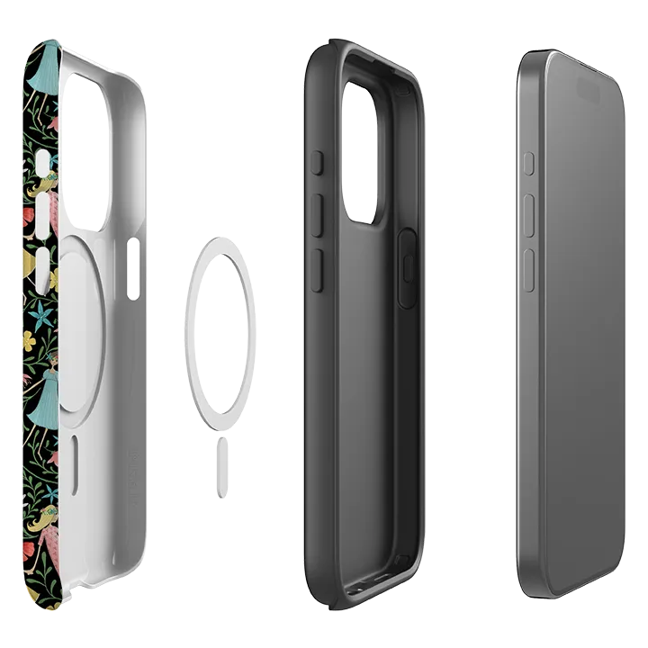 Premium Grip Durable Look iPhone MagSafe Tough Case - Midsummer Dance By Maja Lindberg