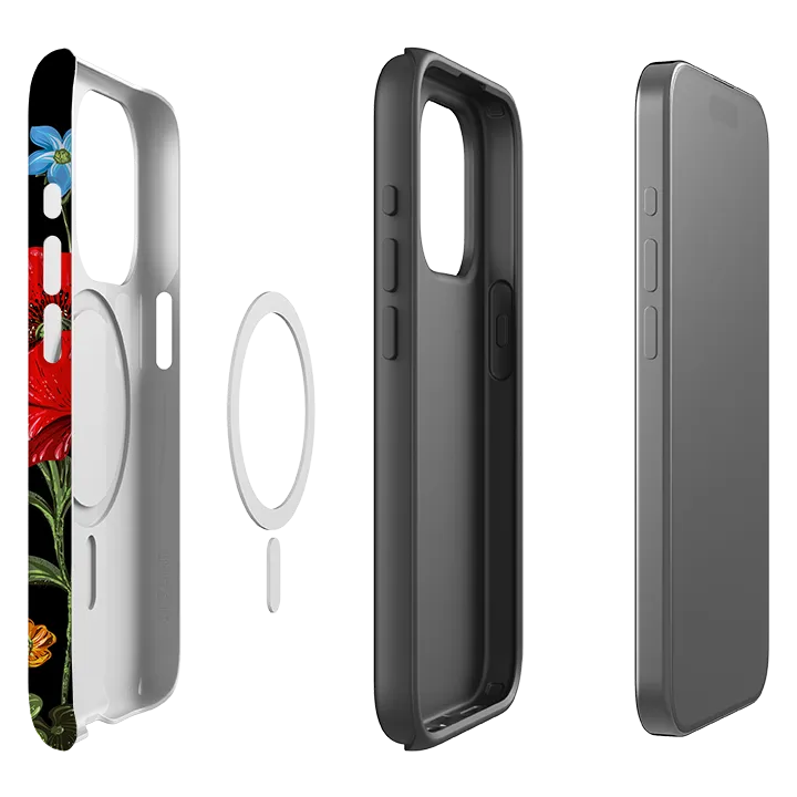 iPhone MagSafe Tough Case -  Moonlight Garden Pocket Friendly Grip Assist