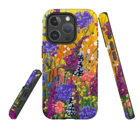 iPhone MagSafe Tough Case - Morning Glory By Linda Calvert Jacobson Gloss Layer Finish