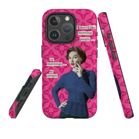Hybrid Finish iPhone MagSafe Tough Case - Morning Person By Clare Jordan