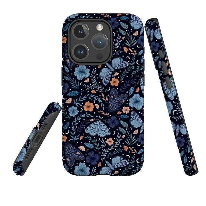 Protective Layering Matte Finish iPhone MagSafe Tough Case -  Moth By Jade Mosinski
