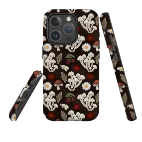Polished Surface Texture iPhone MagSafe Tough Case -  Mushroom Floral II