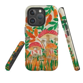 Stylish Finish iPhone MagSafe Tough Case - Mushroom Magic By Tracey English