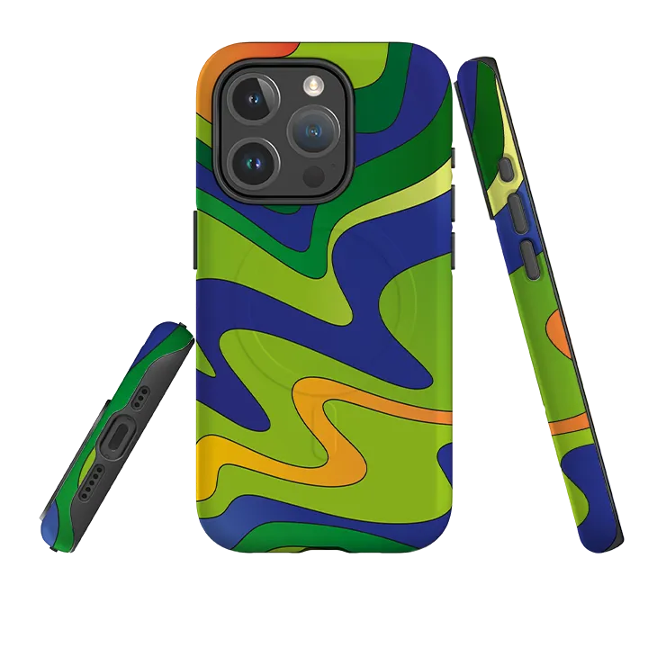 iPhone MagSafe Tough Case - Out Of The Blue Smooth Protection Grip Texture