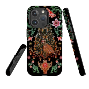 iPhone MagSafe Tough Case - Partridge Pear Tree By Maria Matos Matte Protection Clean Texture