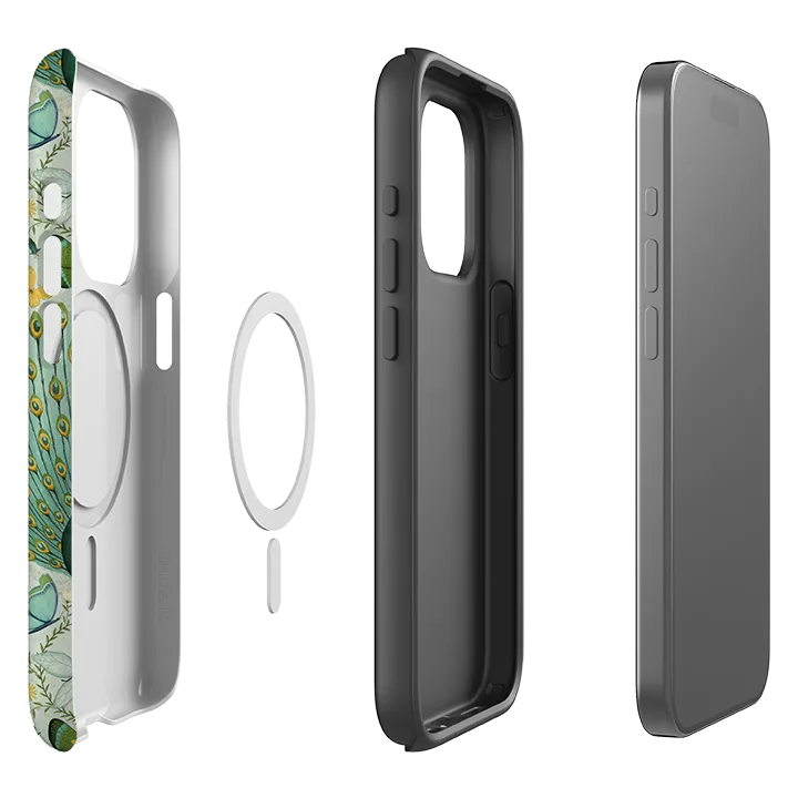 Protective Design iPhone MagSafe Tough Case - Peacock Pattern By Maja Lindberg