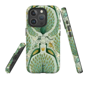 iPhone MagSafe Tough Case - Peacock Pattern By Maja Lindberg Premium Edge