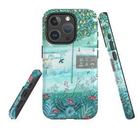 Polished Finish Texture Minimal Texture Layer iPhone MagSafe Tough Case - Pear Trees By Mary Stubberfield