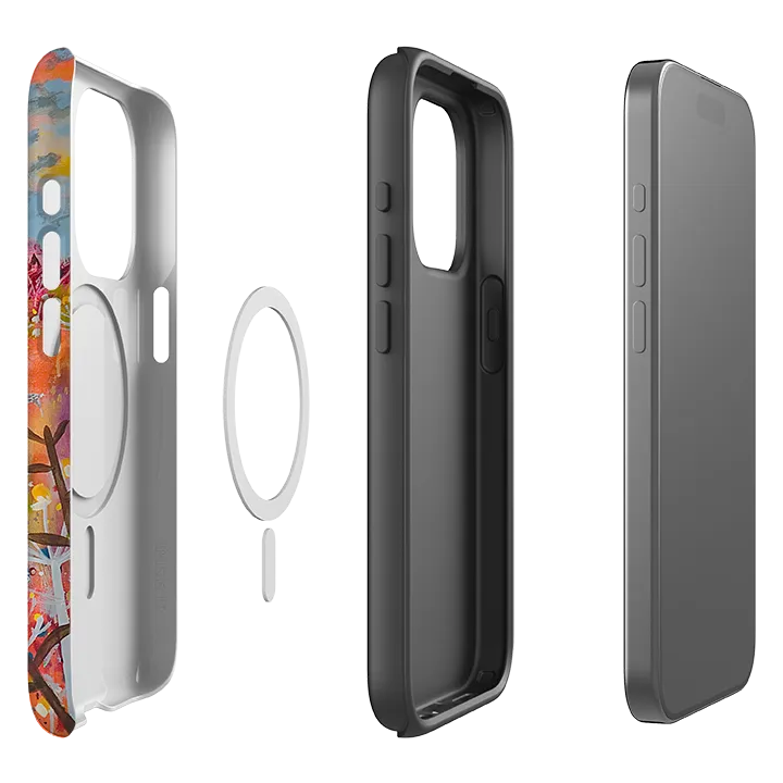 iPhone MagSafe Tough Case -  Perfect Day By Claire West Soft touch layer