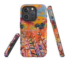 Premium Surface Texture Comfort Layer Texture iPhone MagSafe Tough Case -  Perfect Day By Claire West