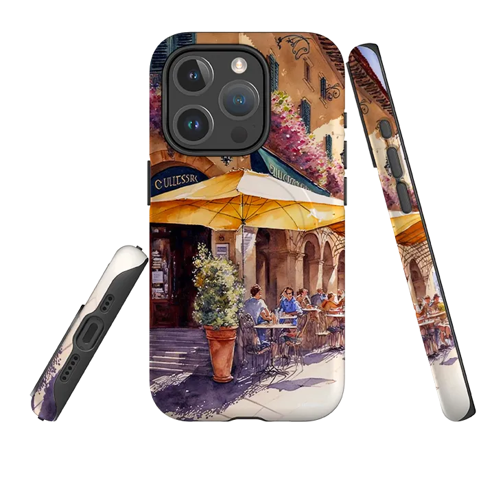 Matte Finish Clear Frame iPhone MagSafe Tough Case - Pienza