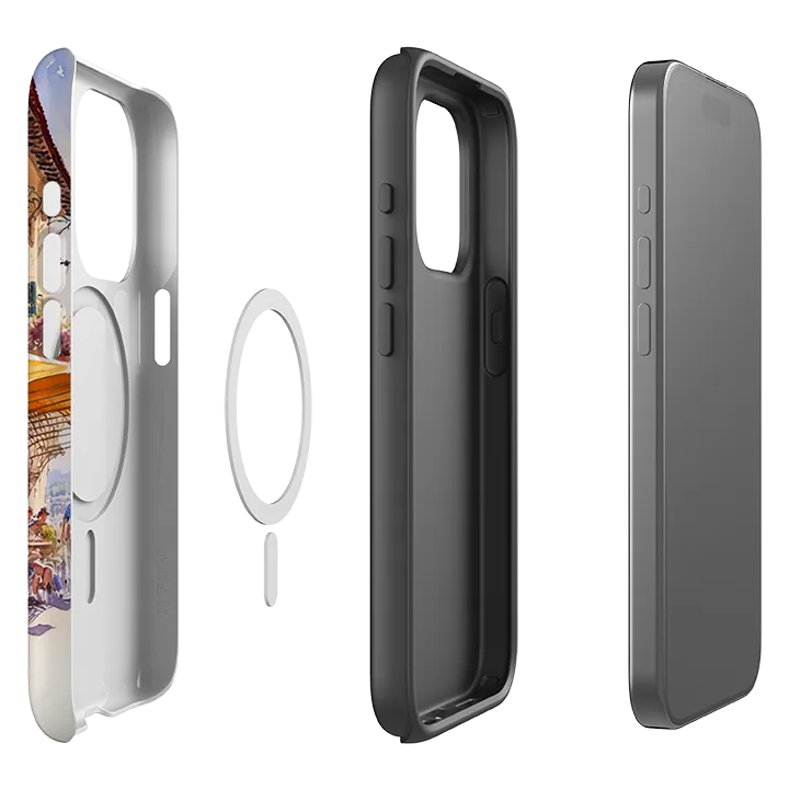 iPhone MagSafe Tough Case - Pienza Transparent Edge