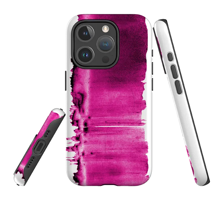 iPhone MagSafe Tough Case -  Pink Ink By Kitty Joseph Trendy Aesthetic