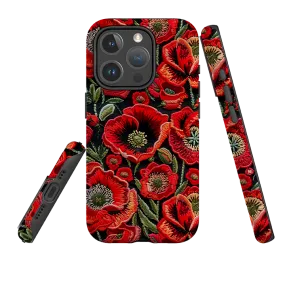 Grip Safe iPhone MagSafe Tough Case - Poppy Love III
