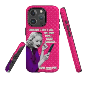 iPhone MagSafe Tough Case -  Psychopath By Clare Jordan Premium Touch Hybrid Material