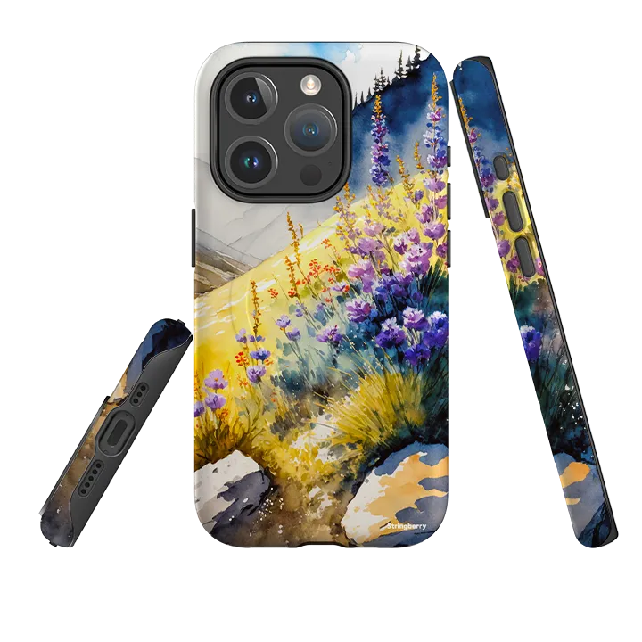 Matte Pattern Modern Grip Texture iPhone MagSafe Tough Case - Red Pike