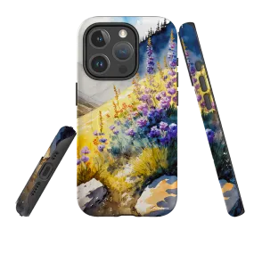 Matte Pattern Modern Grip Texture iPhone MagSafe Tough Case - Red Pike