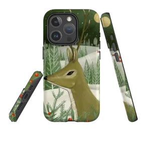 Lightweight Build Compact Shell iPhone MagSafe Tough Case -  Reindeer By Maja Lindberg
