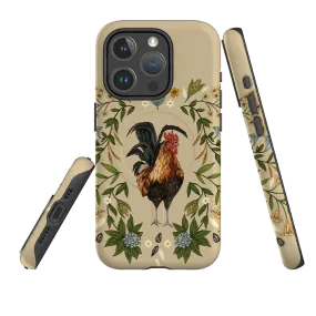 Flexible Grip Form Durable Texture iPhone MagSafe Tough Case -  Rooster By Jade Mosinski