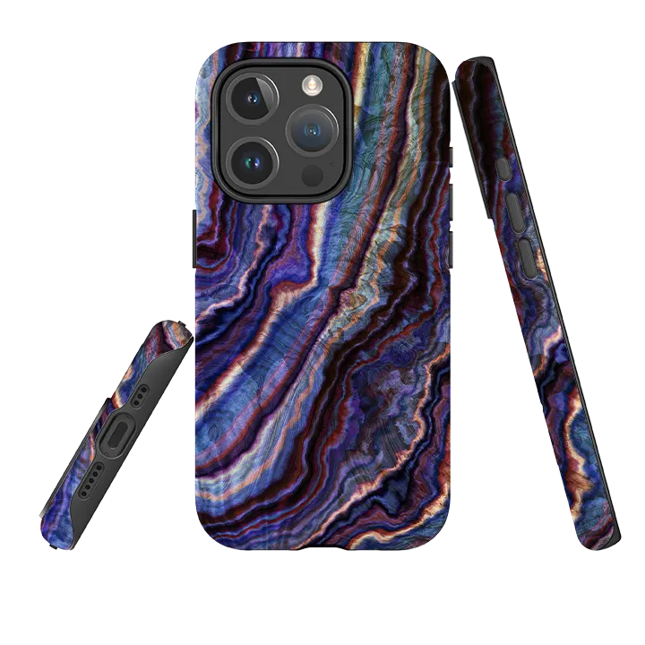 Light Form Protective Texture Finish iPhone MagSafe Tough Case -  Royal Agate