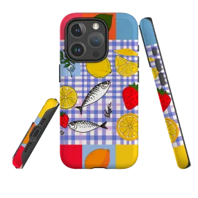 Comfort Layer Texture Comfort Design iPhone MagSafe Tough Case - Sardines and Checks