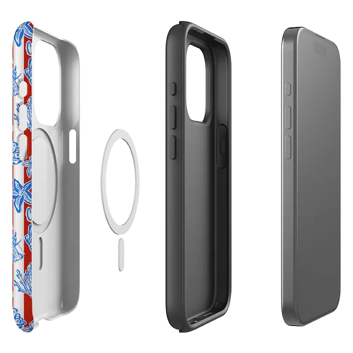 iPhone MagSafe Tough Case - Sardines and Gin III Elegant Surface Polished Finish